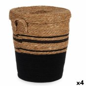 Korg Gift Decor YY21620J03S3 Brun Svart Havsalger (4 antal)