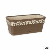 Blomlda Stefanplast Cloe Brun Plast 13,3 x 12,3 x 29,3 cm (12 a