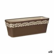 Blomlda Stefanplast Cloe Brun Plast 49,5 x 17 x 19 cm (12 antal