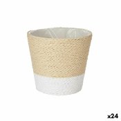 Kruka Ibergarden 86440 Vit Snre Plast 14 x 12,5 x 14 cm (24 ant