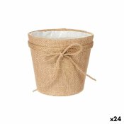 Kruka Ibergarden 86450 Brun Tyg Lasso 16 x 15 x 16 cm (24 antal)