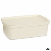 Frvaringslda med lock Kipit TP595-4 Krm Plast 14 L 29,5 x 14,
