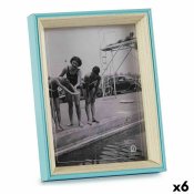 Fotoram Glas Bl Vit 3 x 20 x 15 cm Tr MDF (6 antal)