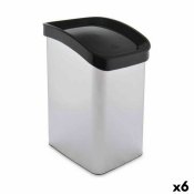 Papperskorg Berilo D085-1 Silvrig Plast 12 L Tipplastbil (6 anta