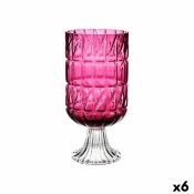 Vas Gravyr Mrkrosa Glas 13 x 26,5 x 13 cm (6 antal)