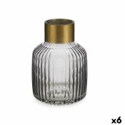 Vas Rnder Gr Gyllene Glas 14,5 x 22 x 14,5 cm (6 antal)