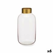 Vas Rosa Gyllene Glas 14,5 x 29,5 x 14,5 cm (6 antal)