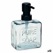Tvldispenser Pure Soap 250 ml Glas Svart Plast (12 antal)
