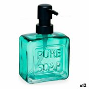 Tvldispenser Berilo Pure Soap Grn Glas Plast 250 ml 9 x 15 x 5