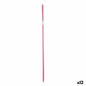 Sopborstskaft 2,3 x 130 x 2,3 cm Rosa Metall (12 antal)