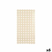 Halkfri duschmatta Beige PVC 68 x 36 x 1 cm (6 antal)
