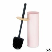 Toalettborste Berilo B1041C BAMBOO - 399 Rosa Metall Bambu Plast