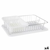 Diskstll Kinvara Vit 43,5 x 11 x 33,5 cm (4 antal)