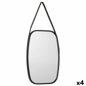 Vggspegel 1273 Svart 43 x 65 x 3 cm Rektangulr (4 antal)