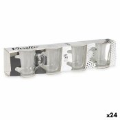 Set med kaffekoppar Vivalto RYG2046 Transparent Glas 80 ml (24 a
