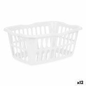 Korg Kipit 8067-W Vit polypropen 50 L 58 x 24 x 42 cm (12 antal)