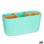 Tandborsthllare Berilo B9045-GREEN Grn Bambu polypropen 21 x 1