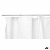 Duschdraperi Berilo 89375 Vit Polyetylen EVA 180 x 180 cm (12 an