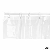 Duschdraperi Berilo 216 Transparent Plast PEVA 180 x 180 cm (12