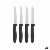 Knivset Kinvara CN-KT172244F Svart Silvrig Rostfritt stl Plast