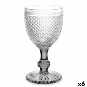 Vinglas Vivalto Transparent Antracitgr Glas 330 ml Diamant (6 a