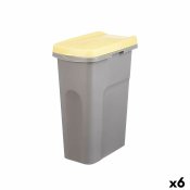 Papperskorg Stefanplast Gul Gr Plast 25 L (6 antal)