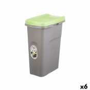 Papperskorg Stefanplast Grn Gr Plast 25 L (6 antal)