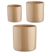 Krukset Ibergarden Beige Lera Cylinder  14 cm  22 cm  17 cm 2