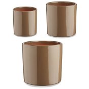 Krukset Ibergarden Beige-brun (taupe) Lera Cylinder  14 cm  22