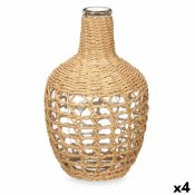 Dekorativ karaff Brun Glas 17 x 31 x 17 cm (4 antal)