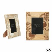 Fotoram Vit Brun Mangotr Livets trd 22,3 x 28 x 1,5 cm (6 anta