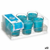 Set med Doftljus Acorde 48-E-AR Havet Glas (12 antal)