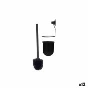 Toalettborste Berilo CN-W3100-15 Svart Stl ABS 10 x 36 x 10 cm