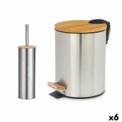 Badkit Berilo B0353S 3L+B1041S Silvrig Bambu Rostfritt stl poly