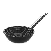 Stekpanna med Korg Vaello Svart Emaljerat stl ( 28 cm)