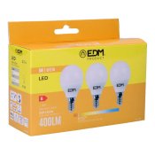 Frpackning med 3 LED-lampor EDM 98200 G 35 W 5 W 50 W E14 400 l