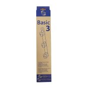 Torklina Tarrs Basic 3 Remskivor Vit Vgg 37 x 5 x 5 cm