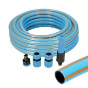 Slang med tillbehrssats EDM 74107 PVC 5/8" 20 mm x 15 m Bl (15