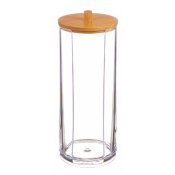 Lda med lock Ballete 7,3 x 18,5 cm Sminkdynor i bomull Bambu