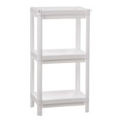 Badrumshyllor Ballete Vit Plast 35,5 x 23 x 75 cm