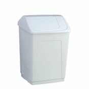 Papperskorg Denox Vit 55 L