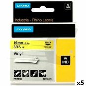 Laminerat Band till Etikettskrivare Rhino Dymo ID1-19 19 x 3,5 m