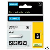 Laminerat Band till Etikettskrivare Rhino Dymo ID1-19 19 x 5,5 m