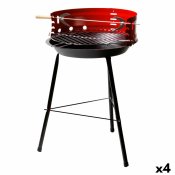 Brbar Grill Aktive Tr Jrn 37,5 x 70 x 38,5 cm (4 antal) Rd