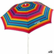 Paraply Aktive Multicolour 180 x 185 x 180 cm (12 antal)