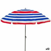 Parasoll Aktive Bl Rd Multicolour Silvrig  160 cm 160 x 167 x