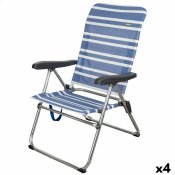 Strandstol Aktive Mykonos Bl 47 x 93 x 63 cm (4 antal)