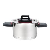 Gryta med lock Feel Maestro  MR-3530-20 Svart Rd Stl Rostfritt