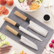 Set med knivar med professionell vska DamasQ InnovaGoods