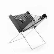 Mini hopfllbar brbar grill fr trkol InnovaGoods Rostfritt st